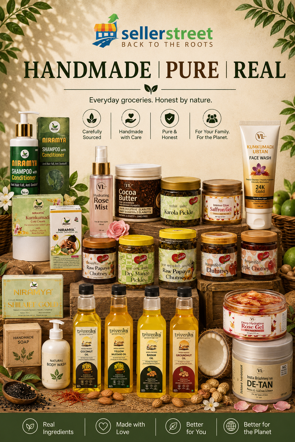 Handmade pure products